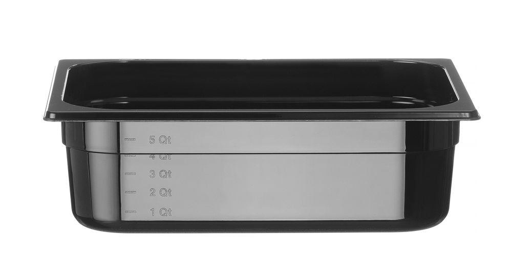Contenitore Gastronorm 1/2, HENDI, Profi Line, GN 1/2, 6,5L, Nero, 325x265x(H)100mm