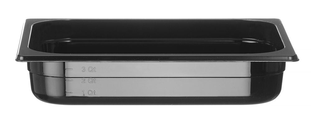 Contenitore Gastronorm 1/2, HENDI, Profi Line, GN 1/2, 4L, Nero, 325x265x(H)65mm