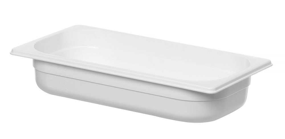 Contenitore Gastronorm 1/3, HENDI, GN 1/3, 2,5L, Bianco, 325x176x(H)65mm