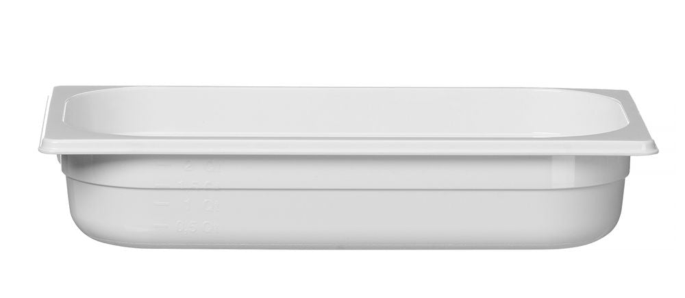 Contenitore Gastronorm 1/3, HENDI, GN 1/3, 2,5L, Bianco, 325x176x(H)65mm