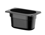 Contenitore Gastronorm 1/9, HENDI, GN 1/9, 1L, Nero, 176x108x(H)100mm