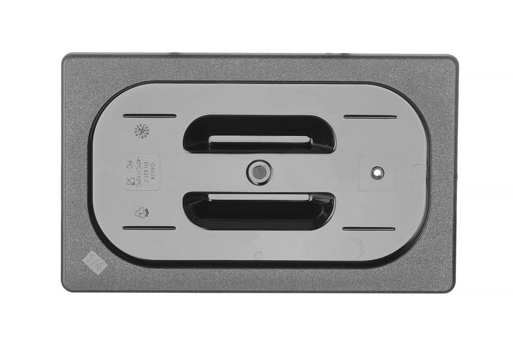 Coperchio Gastronorm, HENDI, GN 1/4, Nero, 265x162mm