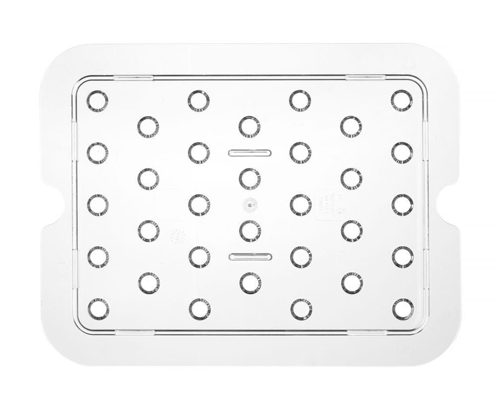 Sgocciolatoio Gastronorm, HENDI, Profi Line, GN 1/2, Trasparente, 265x206mm