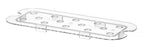 Sgocciolatoio Gastronorm, HENDI, Profi Line, GN 1/3, Trasparente, 266x116mm