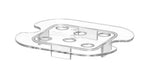 Sgocciolatoio Gastronorm, HENDI, Profi Line, GN 1/6, Trasparente, 118x106mm