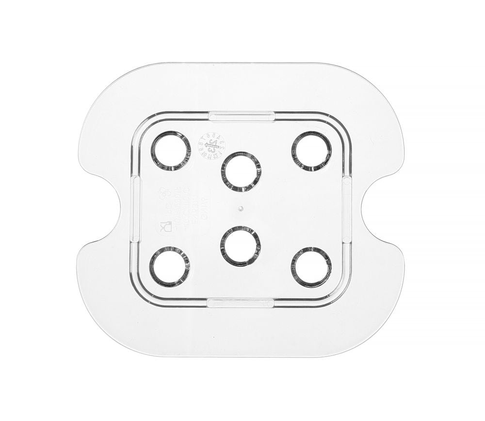 Sgocciolatoio Gastronorm, HENDI, Profi Line, GN 1/6, Trasparente, 118x106mm