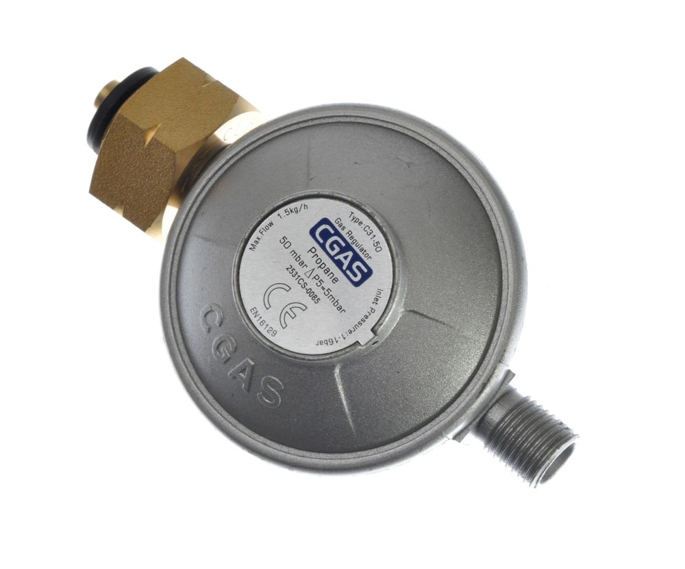 Regolatore di pressione 50 mBar, HENDI, Regolatore 50mBar