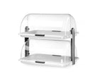 Espositore roll top - doppio, HENDI, 465x310x(H)410mm