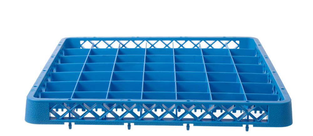 Rialzo per cestello per lavastoviglie, HENDI, 49 settori 62x62mm, 500x500x(H)45mm