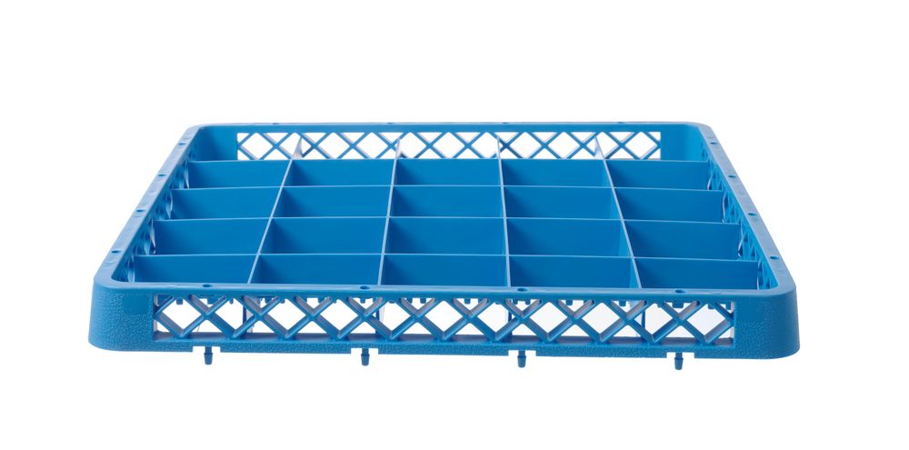 Rialzo per cestello per lavastoviglie, HENDI, 25 settori 88x88 mm, 500x500x(H)45mm