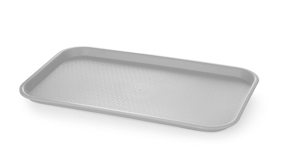 Vassoio fast food in polipropilene GN 1/1, AmerBox, GN 1/1, Grigio chiaro, 530x325x(H)20mm