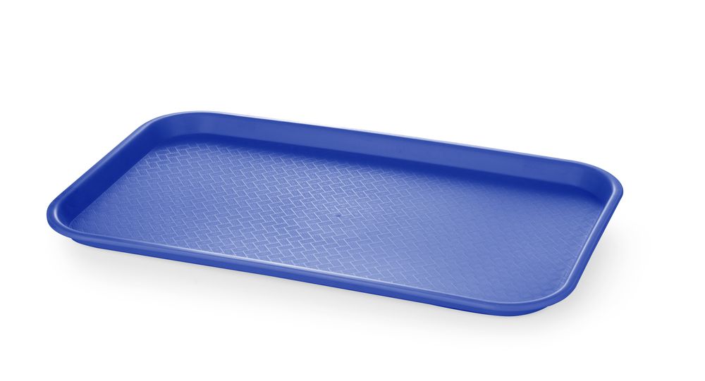 Vassoio fast food in polipropilene GN 1/1, AmerBox, GN 1/1, Blu, 530x325x(H)20mm