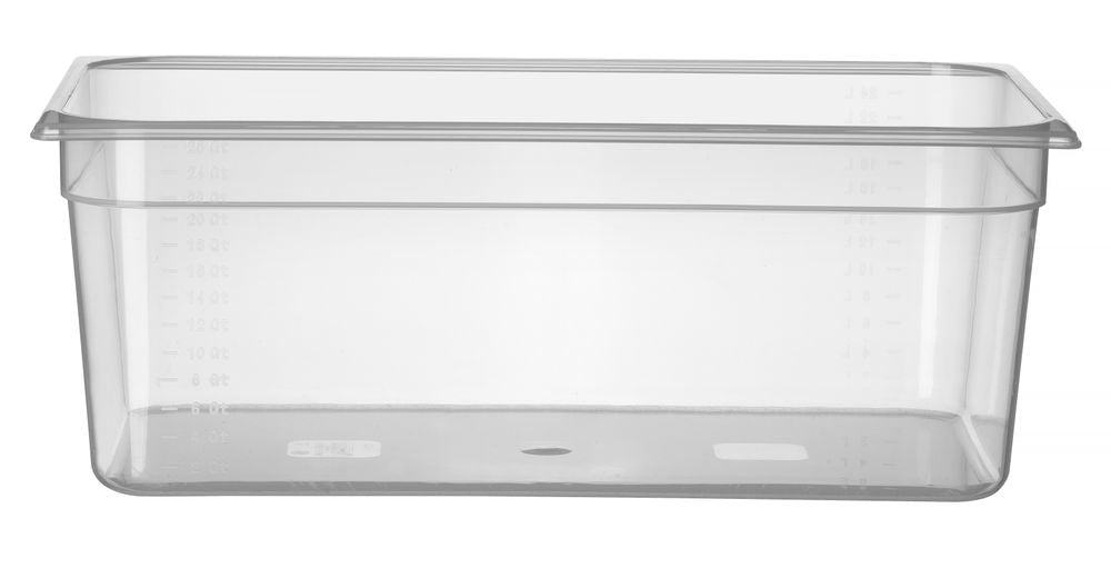 Contenitore Gastronorm 1/1, HENDI, Profi Line, GN 1/1, 28L, Trasparente, 530x325x(H)200mm