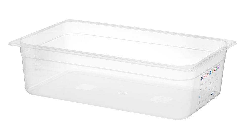 Contenitore Gastronorm 1/1, HENDI, GN 1/1, 21L, Trasparente, 530x325x(H)150mm