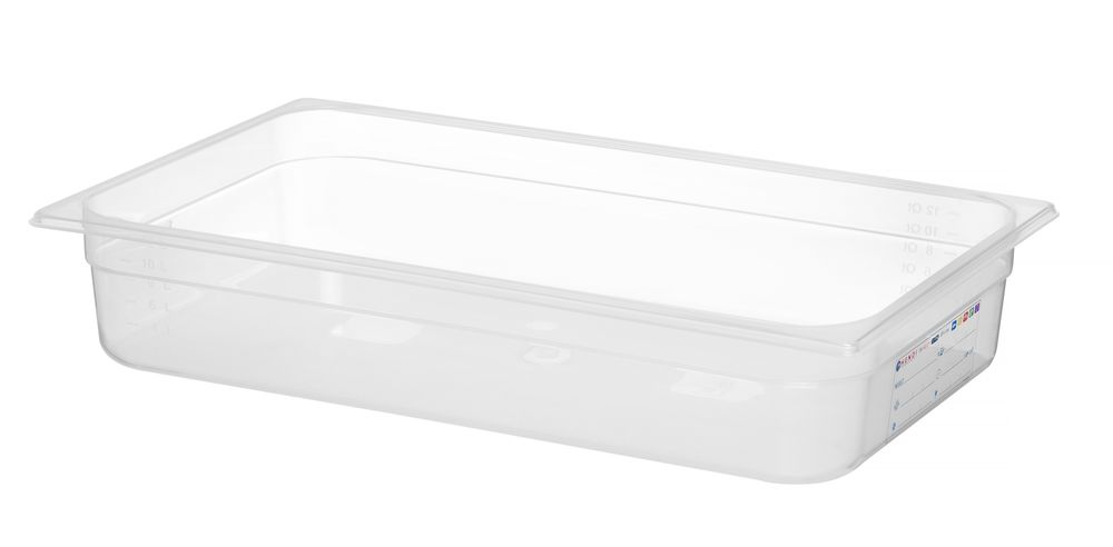Contenitore Gastronorm 1/1, HENDI, GN 1/1, 12L, Trasparente, 530x325x(H)100mm