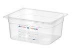 Contenitori Gastronorm 1/2, HENDI, GN 1/2, 9,5L, Trasparente, 325x265x(H)150mm