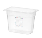 Contenitore Gastronorm 1/4, HENDI, GN 1/4, 5,5L, Trasparente, 265x162x(H)200mm