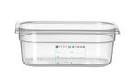 Contenitore Gastronorm 1/4, HENDI, GN 1/4, 2,8L, Trasparente, 265x162x(H)100mm