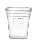 Contenitore Gastronorm 1/6, HENDI, GN 1/6, 3,4L, Trasparente, 176x162x(H)200mm