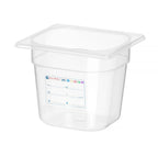 Contenitore Gastronorm 1/6, HENDI, GN 1/6, 2,4L, Trasparente, 176x162x(H)150mm