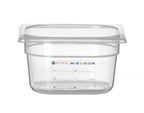 Contenitore Gastronorm 1/6, HENDI, GN 1/6, 1,6L, Trasparente, 176x162x(H)100mm