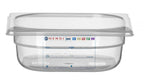 Contenitore Gastronorm 1/6, HENDI, GN 1/6, 1L, Trasparente, 176x162x(H)65mm