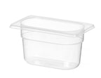 Contenitore Gastronorm 1/9, HENDI, Profi Line, 1,0, GN 1/9, 1L, Trasparente, 176x108x(H)100mm