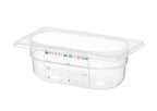 Contenitore Gastronorm 1/9, HENDI, GN 1/9, 0,6L, Trasparente, 176x108x(H)65mm
