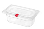 Clips coperchi per contenitori Gastronorm HACCP, HENDI, Rosso, 12 pezzi