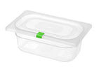 Clips coperchi per contenitori Gastronorm HACCP, HENDI, Verde, 12 pezzi