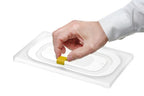 Clips coperchi per contenitori Gastronorm HACCP, HENDI, Giallo, 12 pezzi