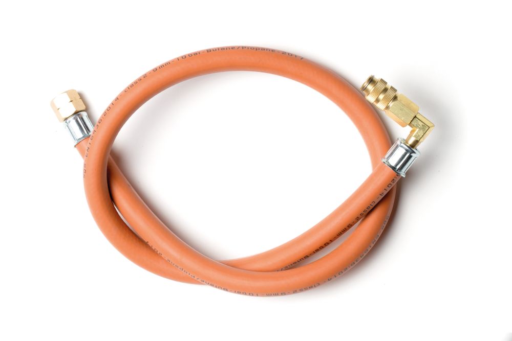 Gruppo tubo flessibile gas Barbecue antincendio verdi, HENDI, Gruppo tubo flessibile