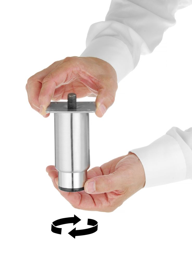 Set di 4 piedini per frigoriferi e congelatori, HENDI, 4 pezzi