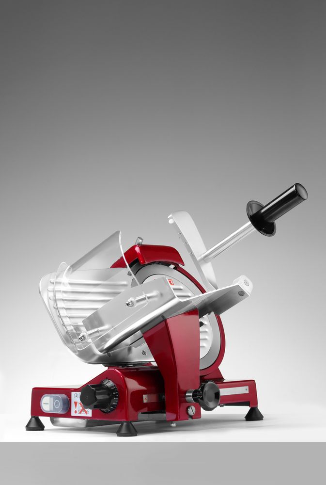 Affettatrice Profi Line 220 red edition, HENDI, Profi Line, 230V/280W, 506x435x(H)347mm