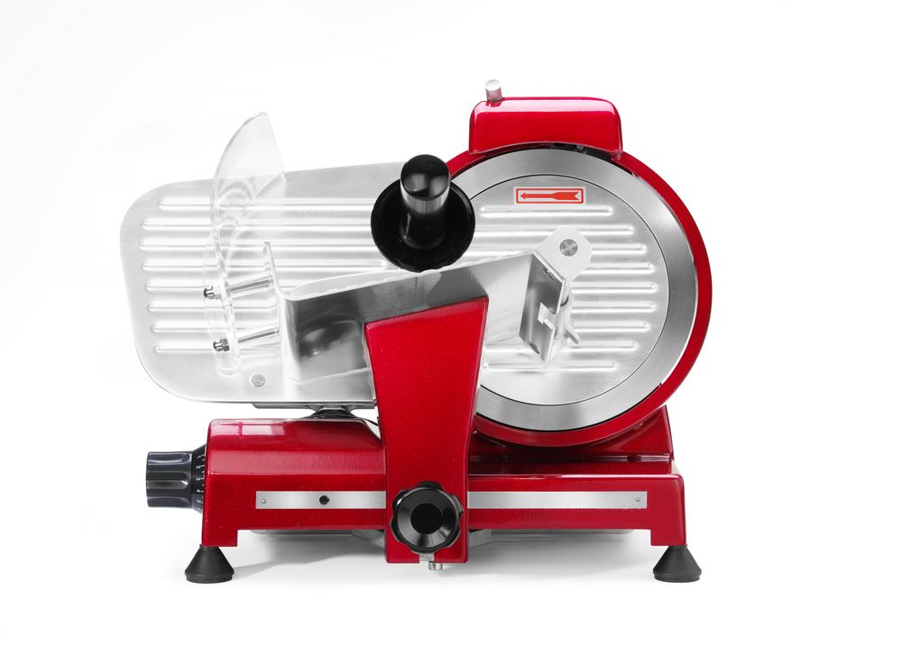 Affettatrice Profi Line 220 red edition, HENDI, Profi Line, 230V/280W, 506x435x(H)347mm