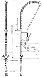 Rubinetto con doccione, HENDI