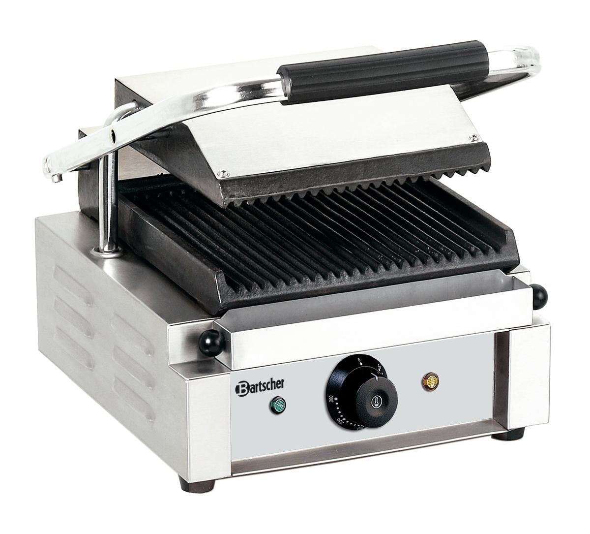 Piastra Professionale panini in ghisa 1R — Scanalato