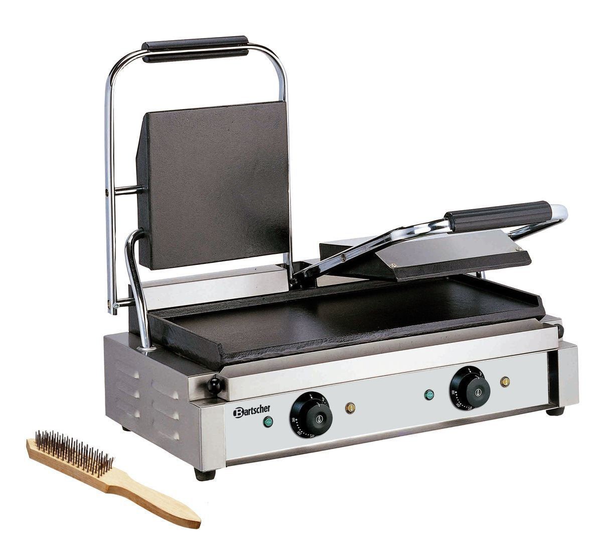 Piastra Professionale panini in ghisa 3600 2R ,360 2G e 3600 2GR — Liscio