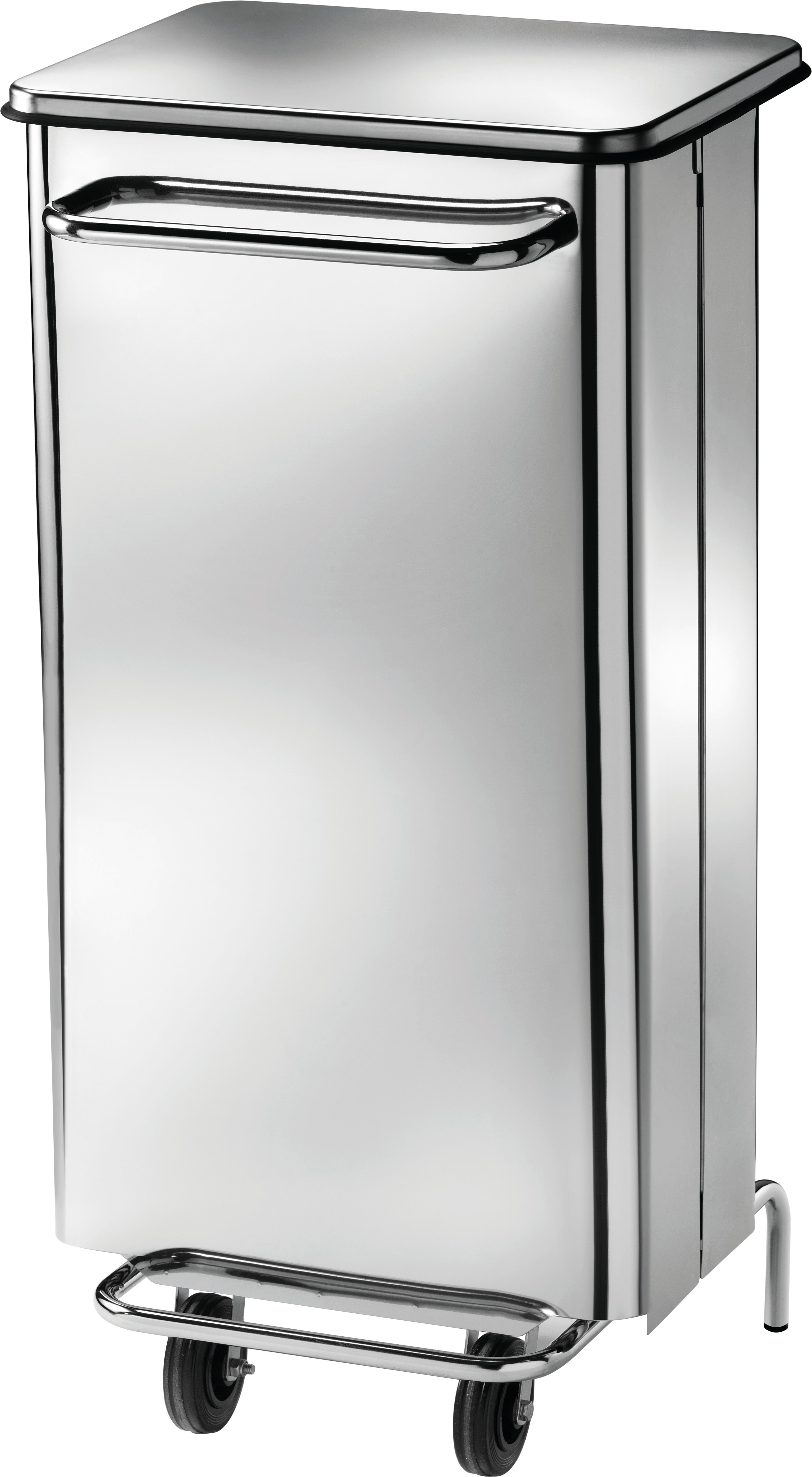 PATTUMIERA RETTANGOLARE 100L RUOTE/PEDALE AV4652