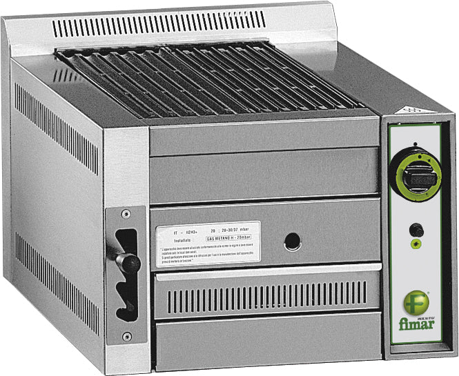 GRIGLIA PIETRA LAVICA PROFESSIONALE B50