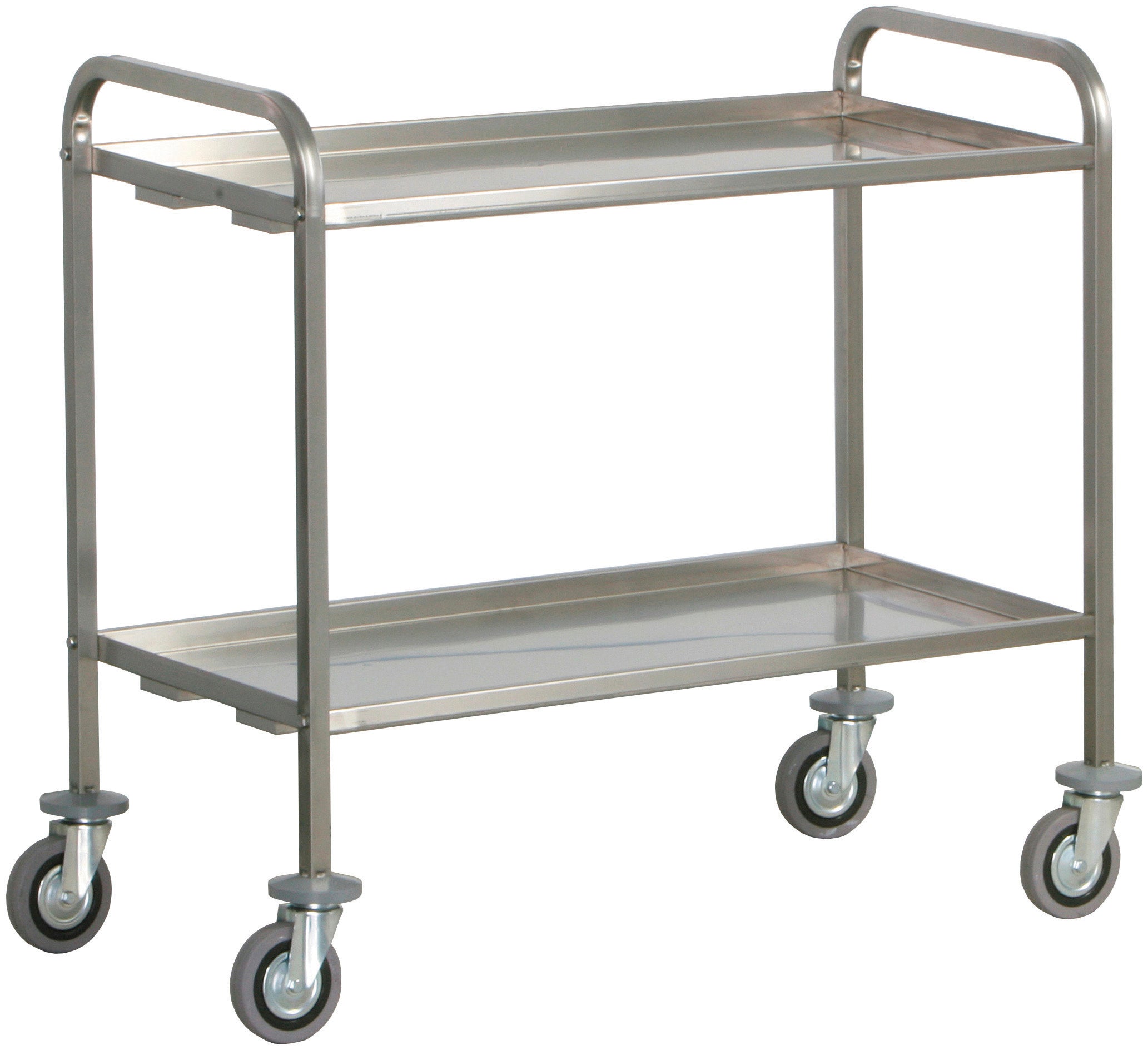 CARRELLO INOX TRASPORTO PESANTE - 2 PIANI CA1392P