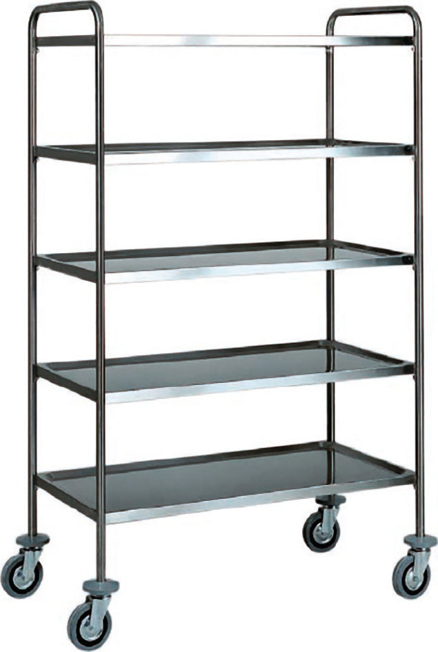 CARRELLO INOX - 5 PIANI STAMPATI CA1427RF2