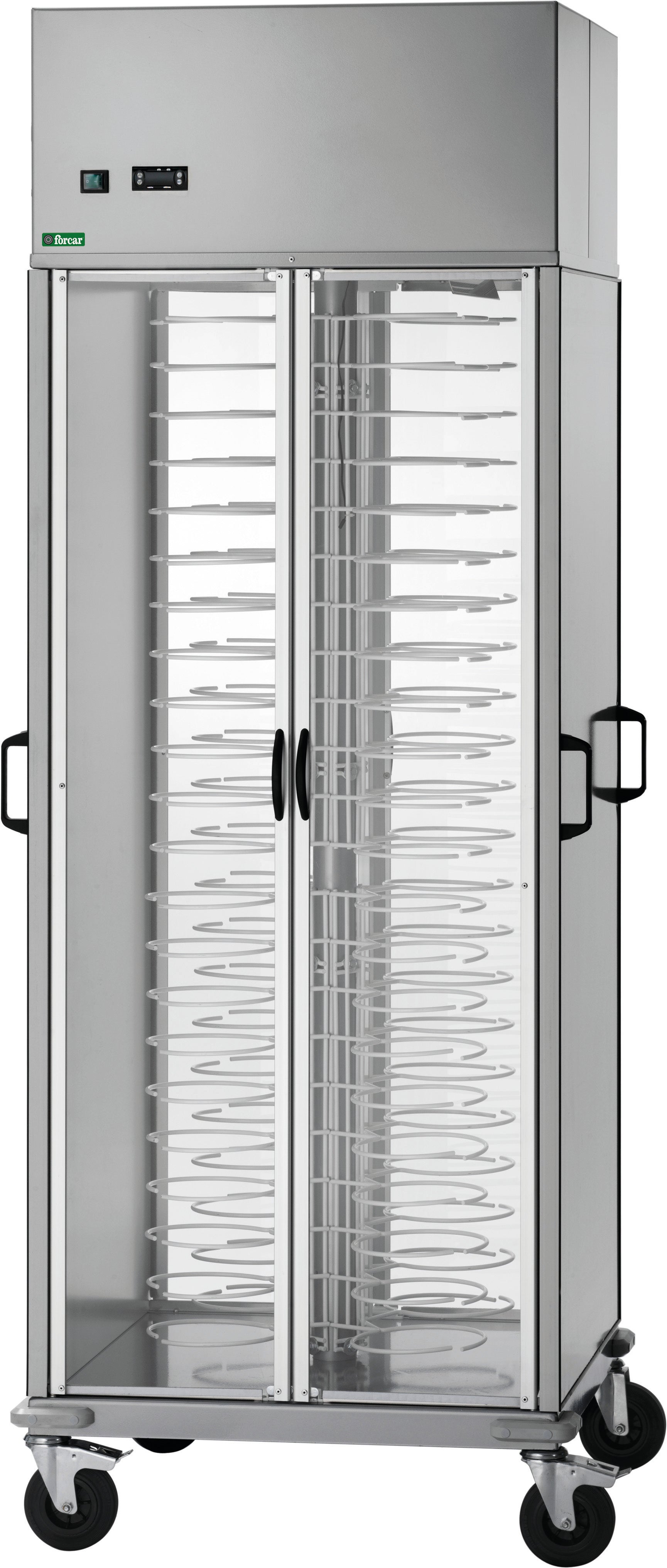 CARRELLO PORTAPIATTI REFRIGERATO - 88 PIATTI 18/23 - GRIGLIE PLASTIFICATE CA1439R
