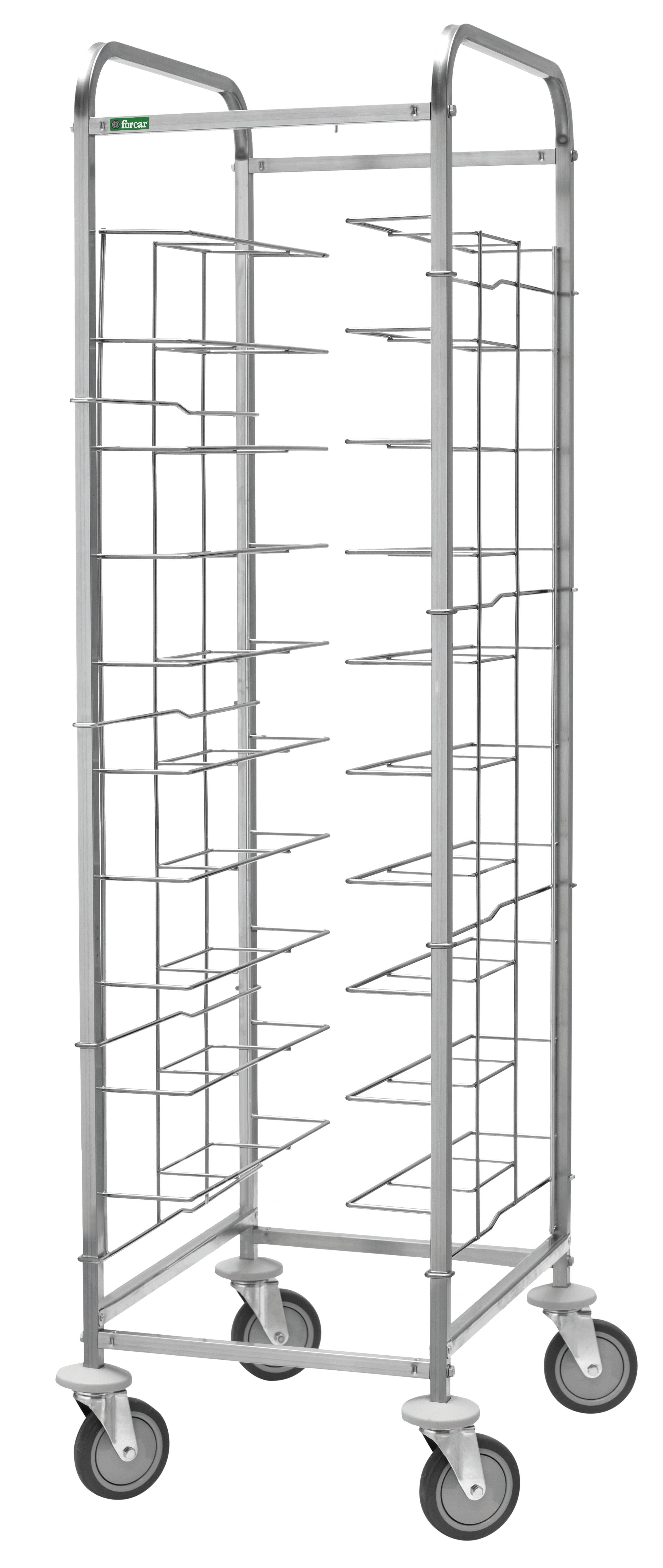 CARRELLO INOX PORTAVASSOI FILO - 10 VASSOI CA1455RF4