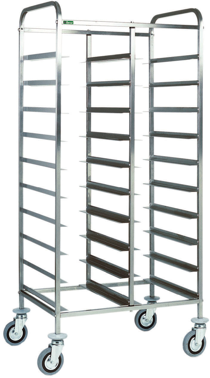CARRELLO INOX PORTAVASSOI - 20 VASSOI CA1460RF2