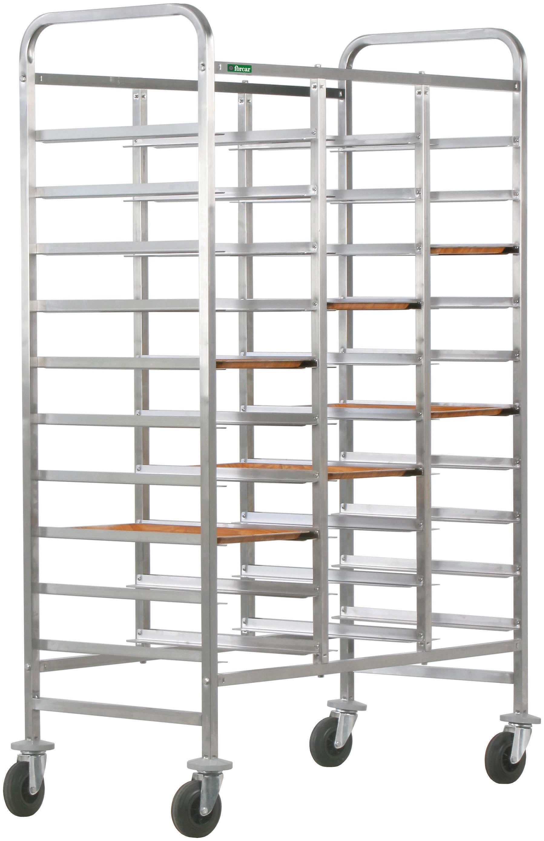 CARRELLO INOX PORTAVASSOI RINFORZATO - 30 VASSOI CA1471RRF2