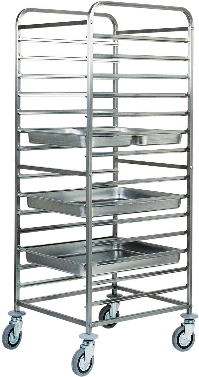 CARRELLO INOX PORTATEGLIE 14xGN2/1 o 28xGN1/1 CA1476RF4
