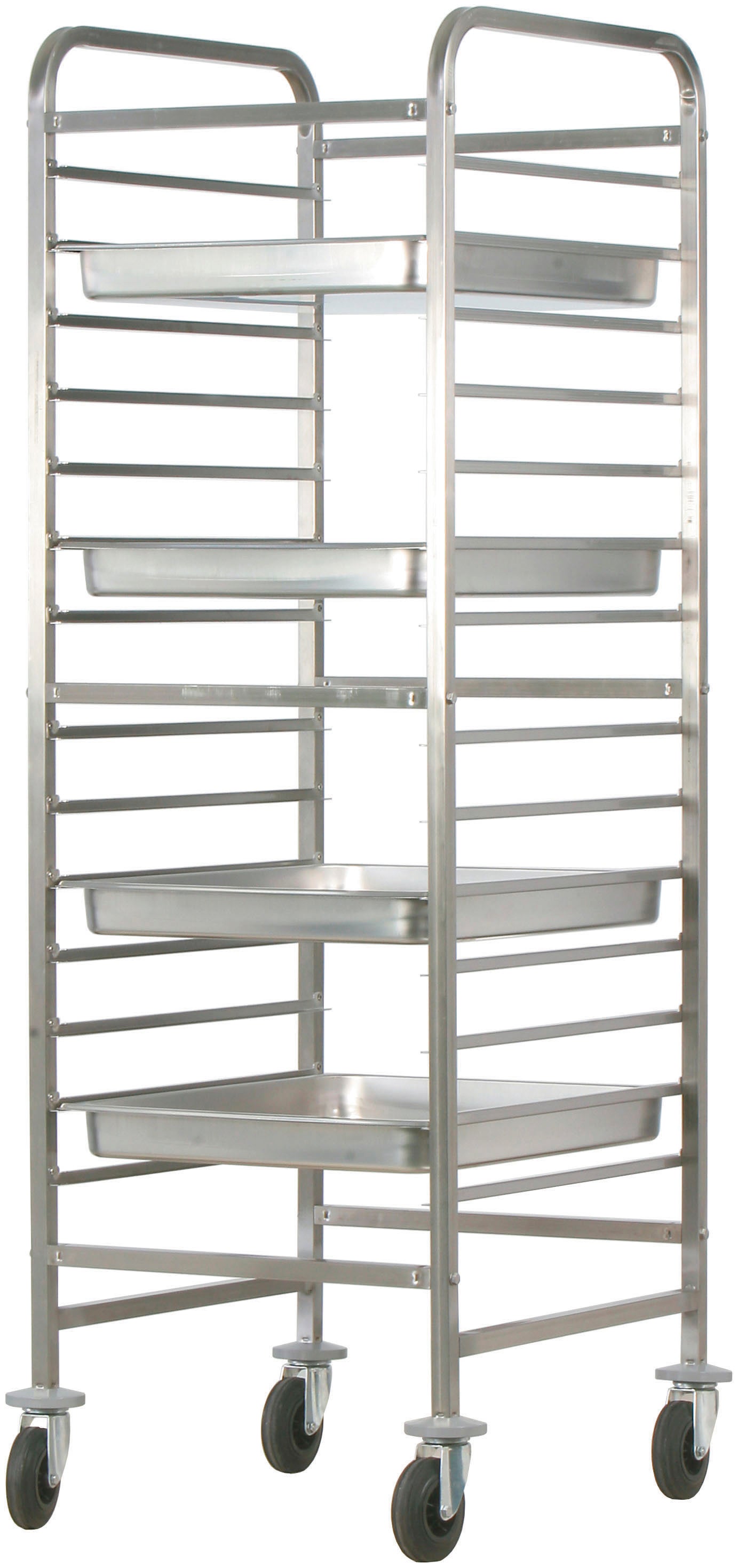 CARRELLO INOX PORTATEGLIE RINFORZATI 14xGN2/1 o 28xGN1/1 CA1486RRF4