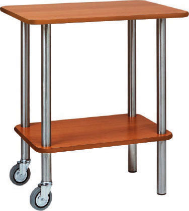 CARRELLO GUERIDON C/RUOTE - NOCE CA9012R
