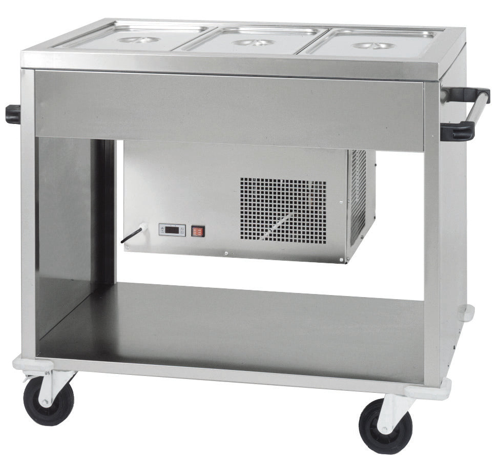 CARRELLO INOX REFRIGERATO 3xGN1/1 CAR2779